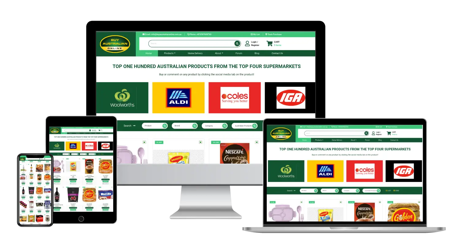 Buyaustralianonline is a online supermarket
